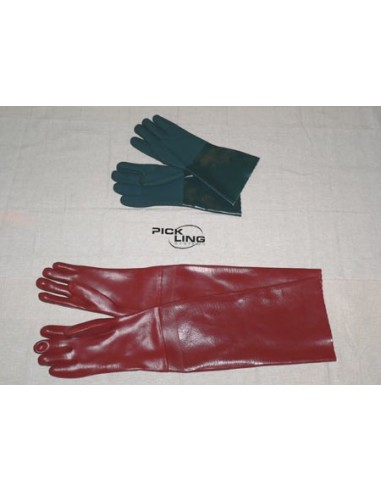 Gants de protection anti acides Manchettes 400 mm